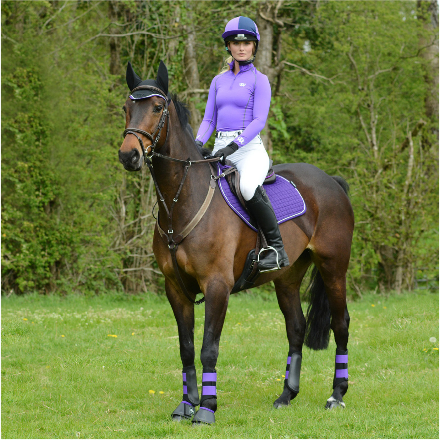 2022 Woof Wear GP Saddle Cloth WS0001 Ultra Violet Horse Numnahs