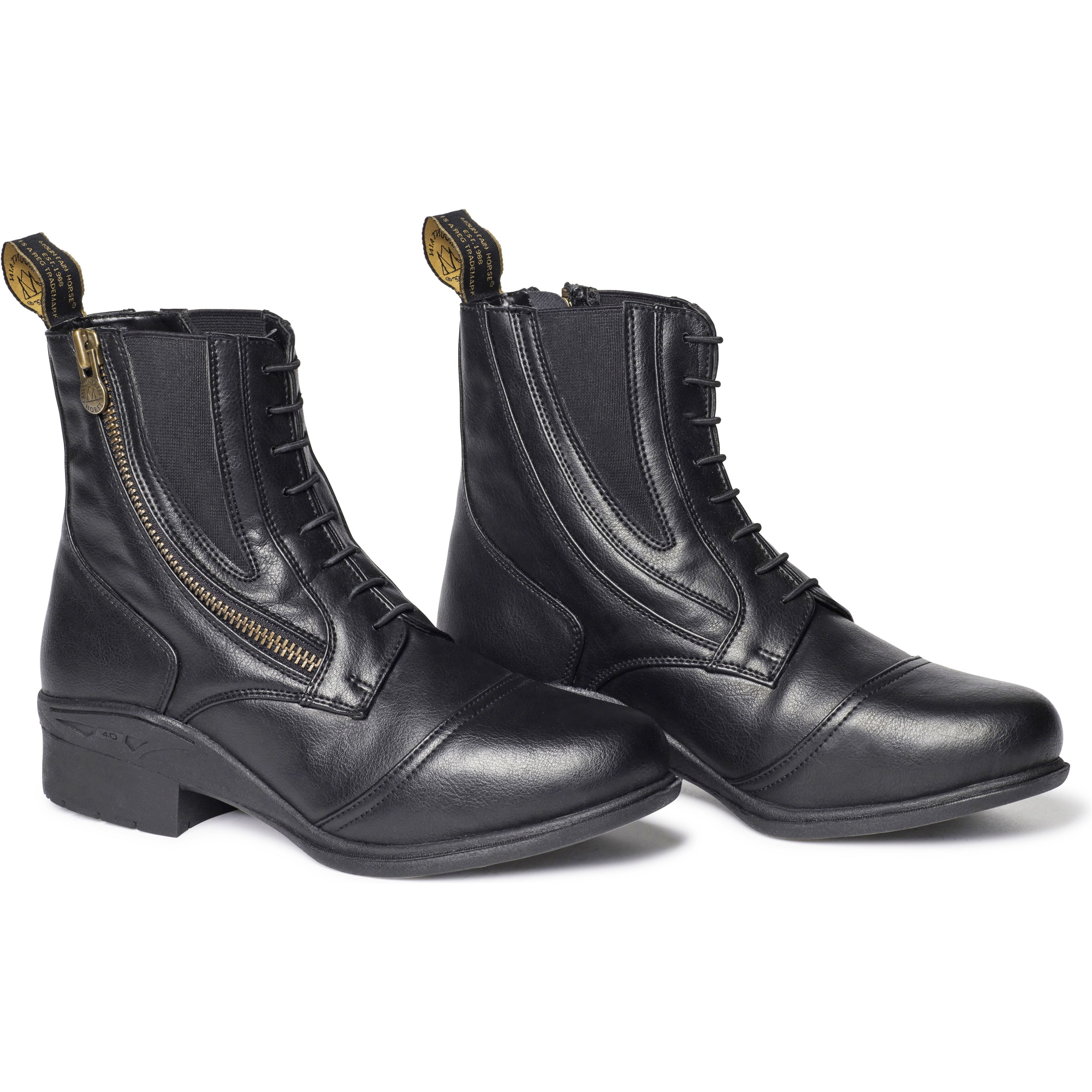 Mountain Horse Damen Veganza Seitliche Reißverschluss Paddock 010820100io - Black
