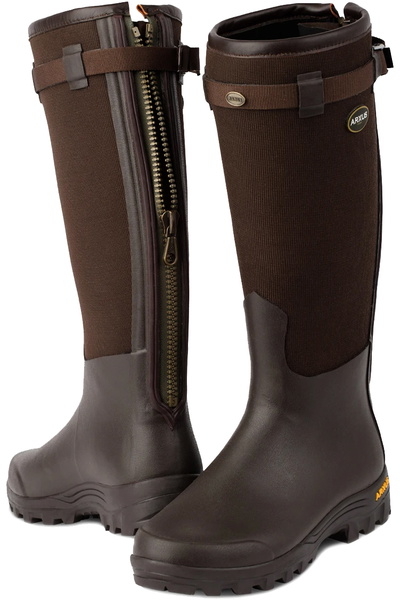Alan Paine Arxus Primo Country Zip Wellington Boot Olive