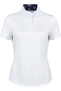 Dublin Womens Ria Short Sleeve Competition Shirt 100306101 - White / Navy