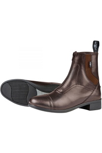 Saxon Junior Syntovia Zipped Paddock Boots 808743 - Braun