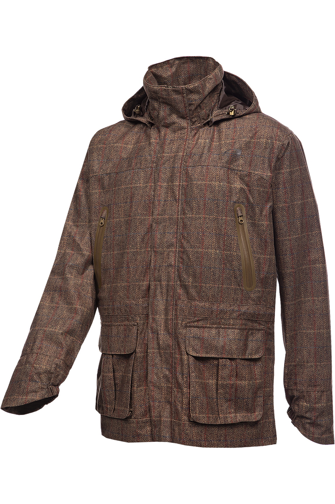 2022 Baleno Mens Moorland Jacket 891BB8MDTZ76 Check Brown Mens