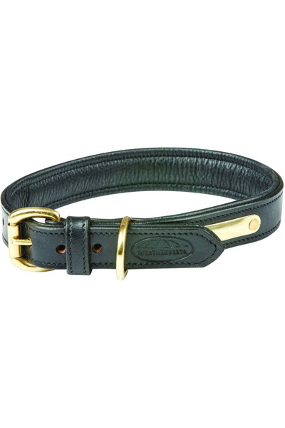 WeatherBeeta Padded Leather Dog Collar