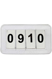 Woof Wear 4 Digit Saddle Pad Number WS0026 - White