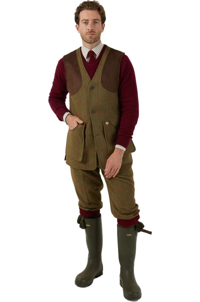 Alan Paine Mens Combrook Tweed Gilet