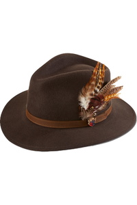 Alan Paine Richmond Felt Hat RICUFEL - Brown