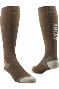 2023 Ariat Country Performance Merino Socks 10047279 - Earth