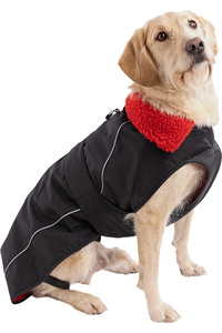 2025 Dryrobe Dog Coat V3 DRV3 - Black / Red