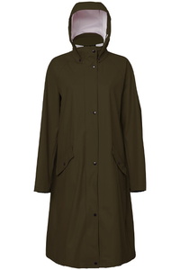 Härkila Retrieve waistcoat Women, Dark warm olive/burgundy