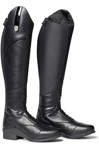 Mountain Horse Damen Veganza Winter Lang Reiten Stiefel 0223 - Black