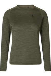 Seeland Womens Active Long Sleeve T-Shirt 160210328 - Pine Green