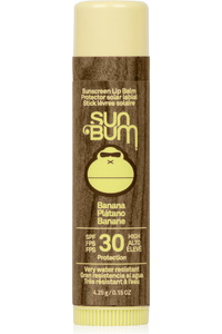 2025 Sun Bum Original 30 SPF Sunscreen CocoBalm Lip Balm 4.25g SB338796 - Banana