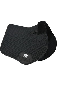 2023 Woof Wear Vision Elegance Sheepskin Close Contact Jumping Saddle Pad WS0030 - Black