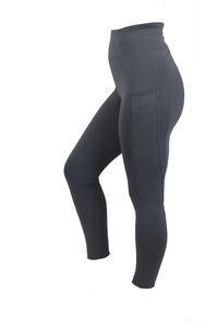 Woof Wear Womens Original Knee Patch Riding Tights WA0010 - Slate