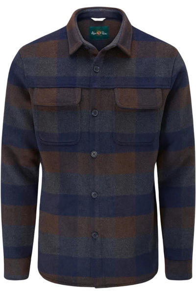 Alan Paine Mens Ripley Plaid Shacket