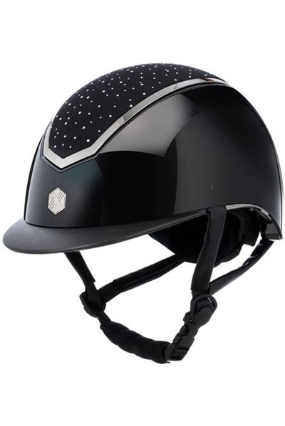 Charles Owen Kylo Crystal Standard Peak Riding Helmet