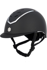 2024 Charles Owen Kylo Standard Gipfel-Fahrradhelm KYLOC - Black Matte / Silver