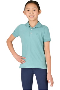 Dublin Junior Darcy Short Sleeve Polo Shirt 10185020 - Dusty Turquoise