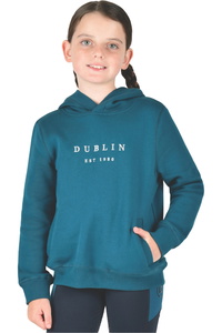 Dublin Junior Lilah Lurex Logo Hoodie 1024242 - Legion Blue / Silver
