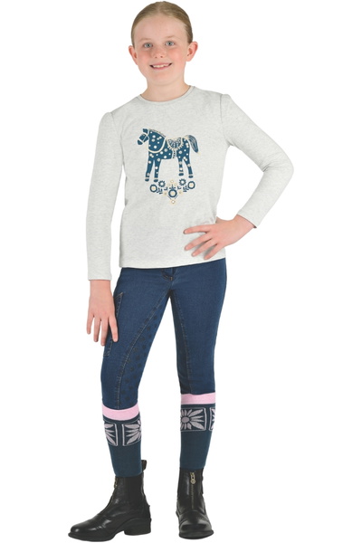 Dublin Junior Poppy Puff Sleeve Tee