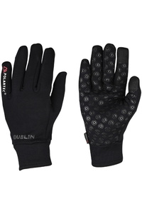 Dublin Polartec Fleece Riding Gloves 1022304 - Black