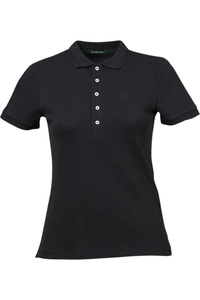 Dublin Womens Lily Cap Sleeve Polo Shirt 1000385 - Black