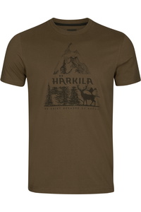 2024 Harkila Herren Natur Kurz Ärmel T - Shirt 1022800290014 - Willow Green