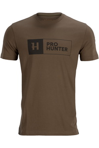 Harkila Mens Pro Hunter Short Sleeve T - Shirt 16010441303 - Slate Brown