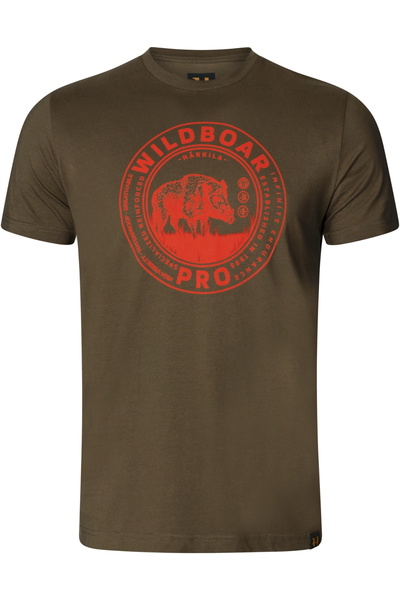 Harkila Mannen Wildboar Korte Mouw T-Shirt