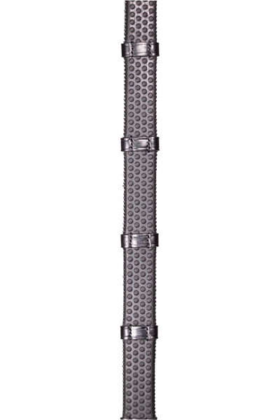 Henry James Saddlery Henry James Bio Grip Hybrid Caoutchouc Reins Avec Arrêts En Cuir
