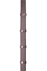 Henry James Bio Grip Hybrid Rubber Reins with Leather Stoppers RR3 - BROWN