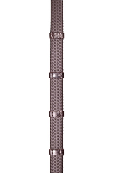Henry James Saddlery Henry James Bio Grip Hybrid Caoutchouc Reins Avec Arrêts En Cuir