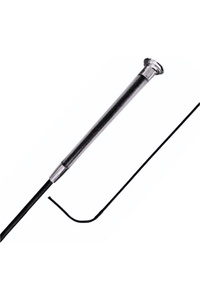 2024 Woof Wear Gel Dressage Whip WH0027-BKBK-100 - Black