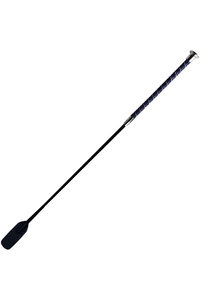 Woof Wear Twisted Riding Whip WH0023-NASI-60 - Navy Silver