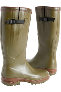 2025 Aigle Mens Parcours 2 ISO Anti - Fatigue Wellington Boots 84218 - Khaki