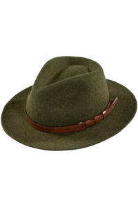2025 Alan Paine Mens Richmond Felt Hat RICGFEL - Olive