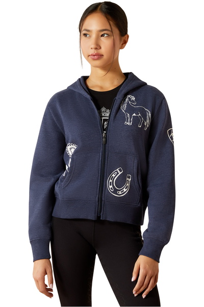 Ariat Junior Spiffy Full Zip Sweatshirt