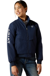2025 Ariat Junior Stall 2 . 0 Isolierte Jacke 10062854 - Navy