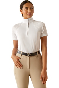 2025 Ariat Womens Aptos Vent 2.0 Show Shirt 10054985 - White