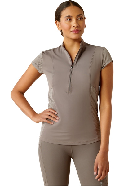 Ariat Dames Breathe 1/4 Zip Cap Sleeve Onderlaag