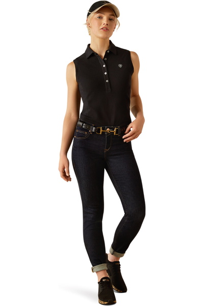 Ariat Womens Prix 3.0 Sleeveless Polo Shirt