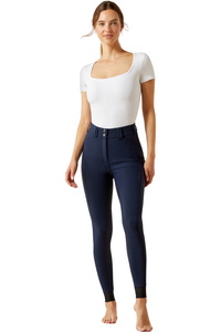 2025 Ariat Womens Tri Factor Frost 2 . 0 Full Seat Breeches 10062293 - Navy
