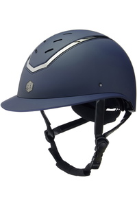 2025 Charles Owen Kylo Wide Peak Riding Helmet KYLOW - Navy Matte / Pewter
