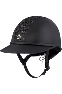 2025 Charles Owen SP8 Plus Riding Helmet BBSLLSP8PLUS - Black Sparkly Centre