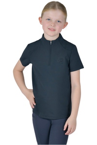 2025 Dublin Junior 1/4 Zip Short Sleeve Top 1028859 - Navy