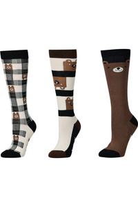 2025 Dublin Junior Kids 3 Pack Socken 1023146 - Peekaboo Bear