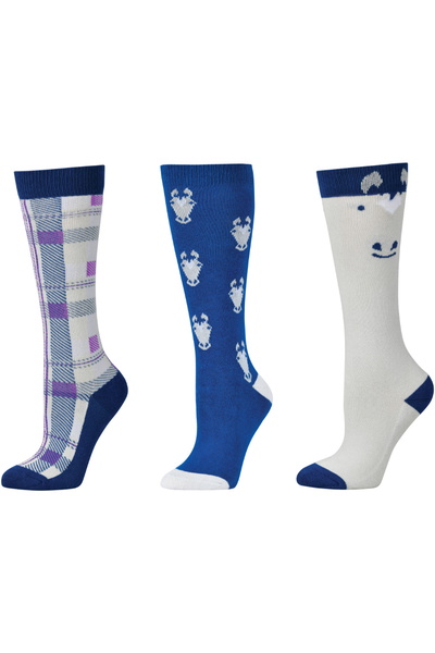 Dublin Junior Niños 3 Pack Calcetines