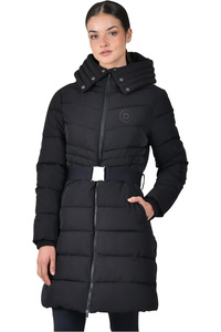 2025 Dublin Damen Mit Gürtel Langleine Puffer 1028855 - Black