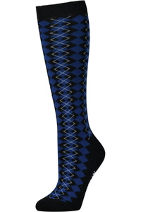 2025 Dublin Damen Einzel Pack Socken 1004740 - True Navy Argyle