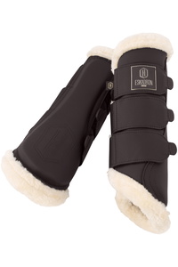 2025 Eskadron Heritage Faux Leder Bürsten Stiefel 555558 863 090 - Black Truffle